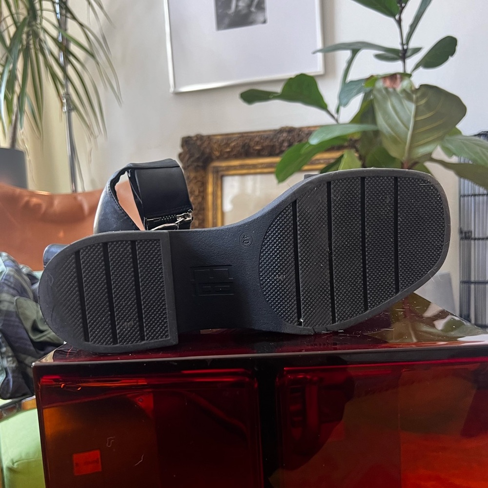 Miista E8 leather platform sandals with cuff / strap 40 /10 - Picture 3 of 3